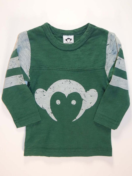 Appaman Infant Hockey Jersey Long Sleeve Shirt Evergreen