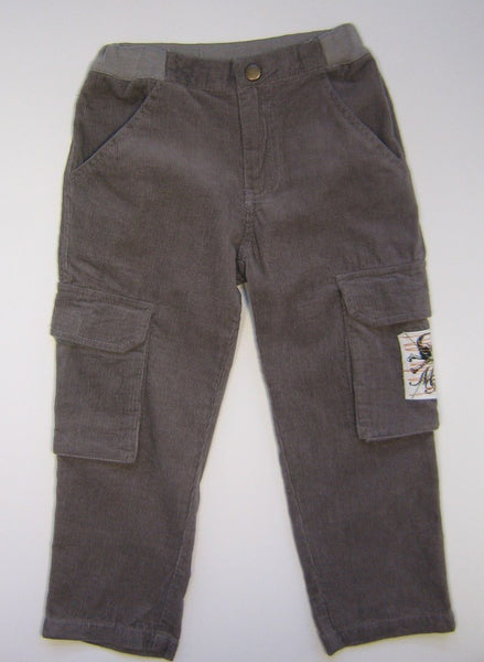 Monster Republic Grey Cord Cargo Pants