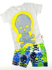 Charlie Rocket Skulls Infant Short Sleeve Shirt
